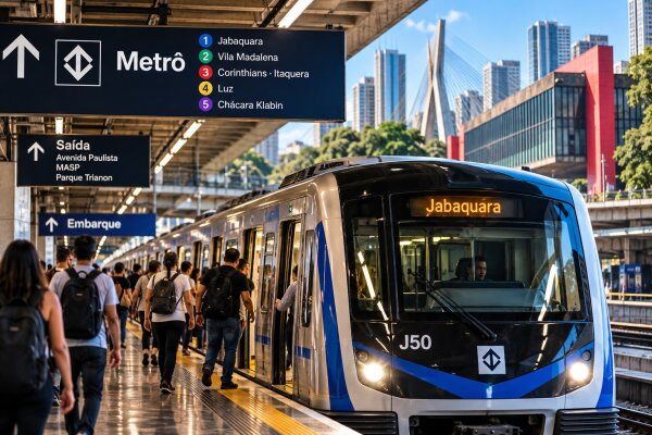 São Paulo de metrô: passeios para conhecer a cidade sem carro